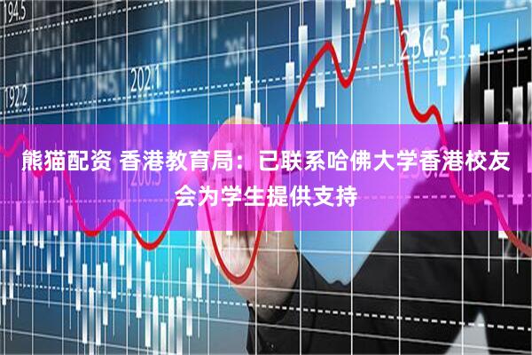 熊猫配资 香港教育局：已联系哈佛大学香港校友会为学生提供支持